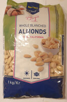 Whole blanched Almonds