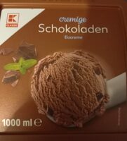 Cremige Schokoladen Eiscreme