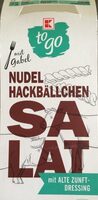 Nudel-Hackbällchen Salat