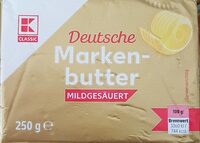 Deutsche Markenbutter mildgesäuert