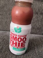 Erdbeer banane smothie
