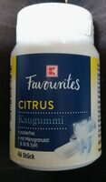 Citrus Kaugummi zuckerfrei