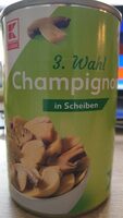 Champignons, 3. Wahl, in Scheiben