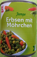 Junge Erbsen mit Möhrchen