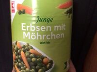 Junge Erbsen mit Möhrchen