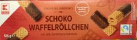 Schoko Waffelröllchen