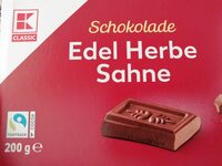 Schokolade Edel Herbe Sahne