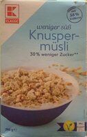 Weniger süß Knuspermüsli