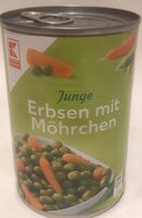 Junge Erbsen mit Möhrchen
