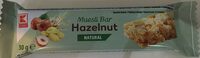 Muesli bar hazelnut natural