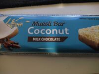 Muesli bar coconut Milk Chocolate