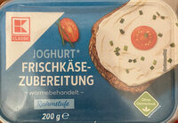 Frischkäsezubereitung Joghurt