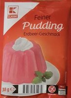 Feiner Pudding Erdbeer-Geschmack