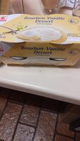 Bourbon-Vanille Dessert m. Sahne