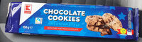 Chocolate cookies American style with dark and milk chocolate