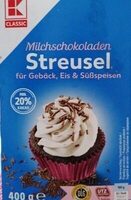 Milchschokoladen Streusel