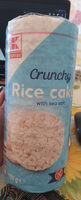 Crunchy rice cakes with sea salt