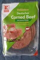 Deutsches Corned Beef mit grünem Pfeffer