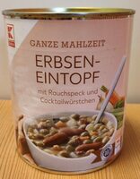 Erbsen-Eintopf mit Cocktailwürstchen