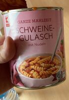 Schweinegulasch mit Nudeln
