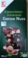Edelzartbitter-Schokolade Ganze Nuss