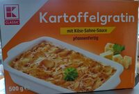 Kartoffelgratin mit Käse-Sahne-Sauce, pfannenfertig