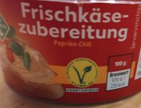 Frischkäse Zubereitung Paprika chili