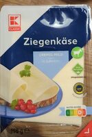 Ziegenkäse in Scheiben