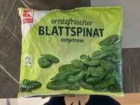 Erntefrischer Blattspinat Tiefgefroren