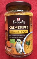 Cremesuppe süβkartoffel & apfel