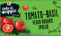 K-take it veggie Organic Bread Spread Tomato Basil 180g