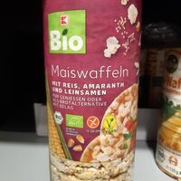 Maiswaffeln mit Reis, Amaranth und Leinsamen