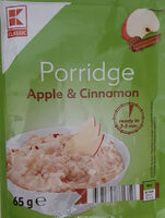 Porridge apple & cinamon