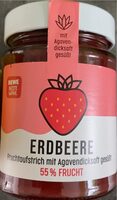 Erdbeere Fruchtaufstrich mit Agavendicksaft