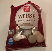 Weisse Schoko Kugeln mit weisser Schokoladenfüllung