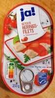 Geteilte Heringsfilets