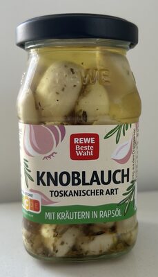 Knoblauch Toskanische Art mit Kräutern in Öl