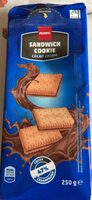 Sandwich cookie cacao cream
