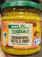 Süßkartoffel, Dattel & Curry Bio-Streichcreme