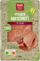 Veganer Aufschnitt Typ Salami