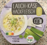 Lauch-Käse Hackfleisch Suppe