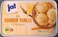 Eis Bourbon Vanille mit Sahne verfeinert