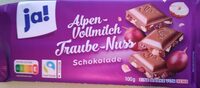 Alpen-Vollmilch Traube-Nuss