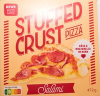 Stuffed Crust Salami Pizza