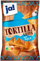 Tortillachips mit Salz