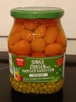 Junge Erbsen mit Pariser Karotten