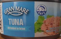Tuna shredded in brine