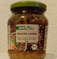 Braune Linsen