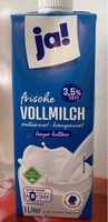 Frische vollmilch 3,5% Fett