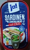Sardinen in Öl und Chili